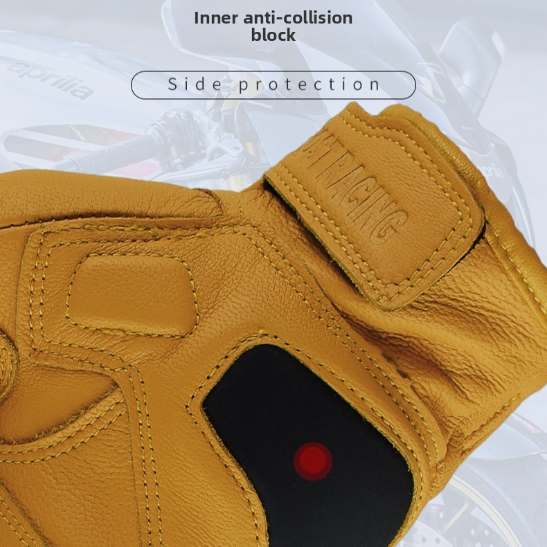 Vintage Motorcycle Leather Glo - đánh giá và giá Yellow Cycling Gear