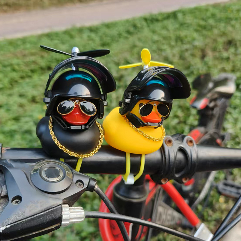 Cute Rubber Duck Bicycle Handl - đánh giá và giá Yellow Cycling Gear
