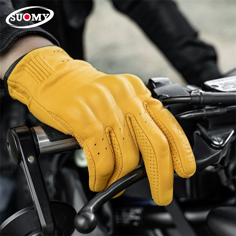 Sheepskin Breathable Motorcycl - đánh giá và giá Yellow Cycling Gear