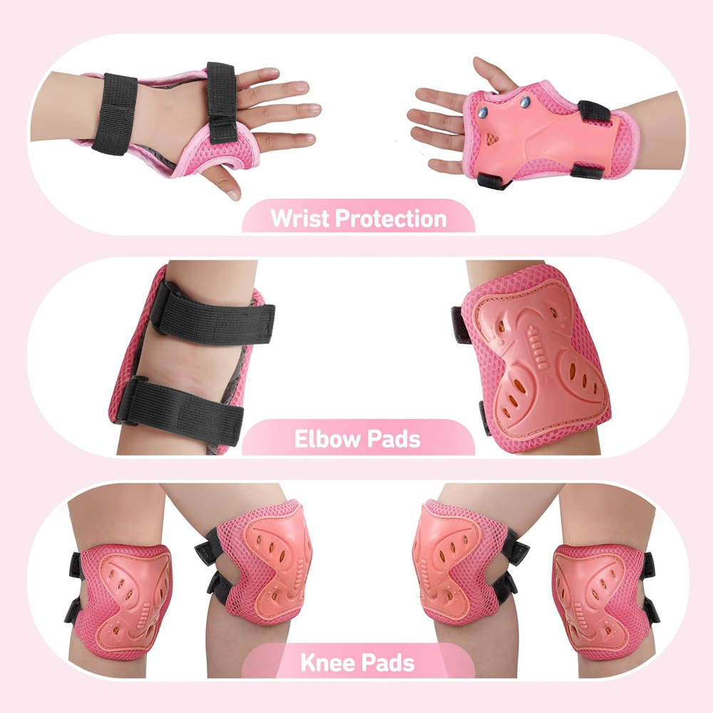 6Pcs Kids 3-10 Years Knee Pad  - đánh giá và giá Cycling Gear Of The Year