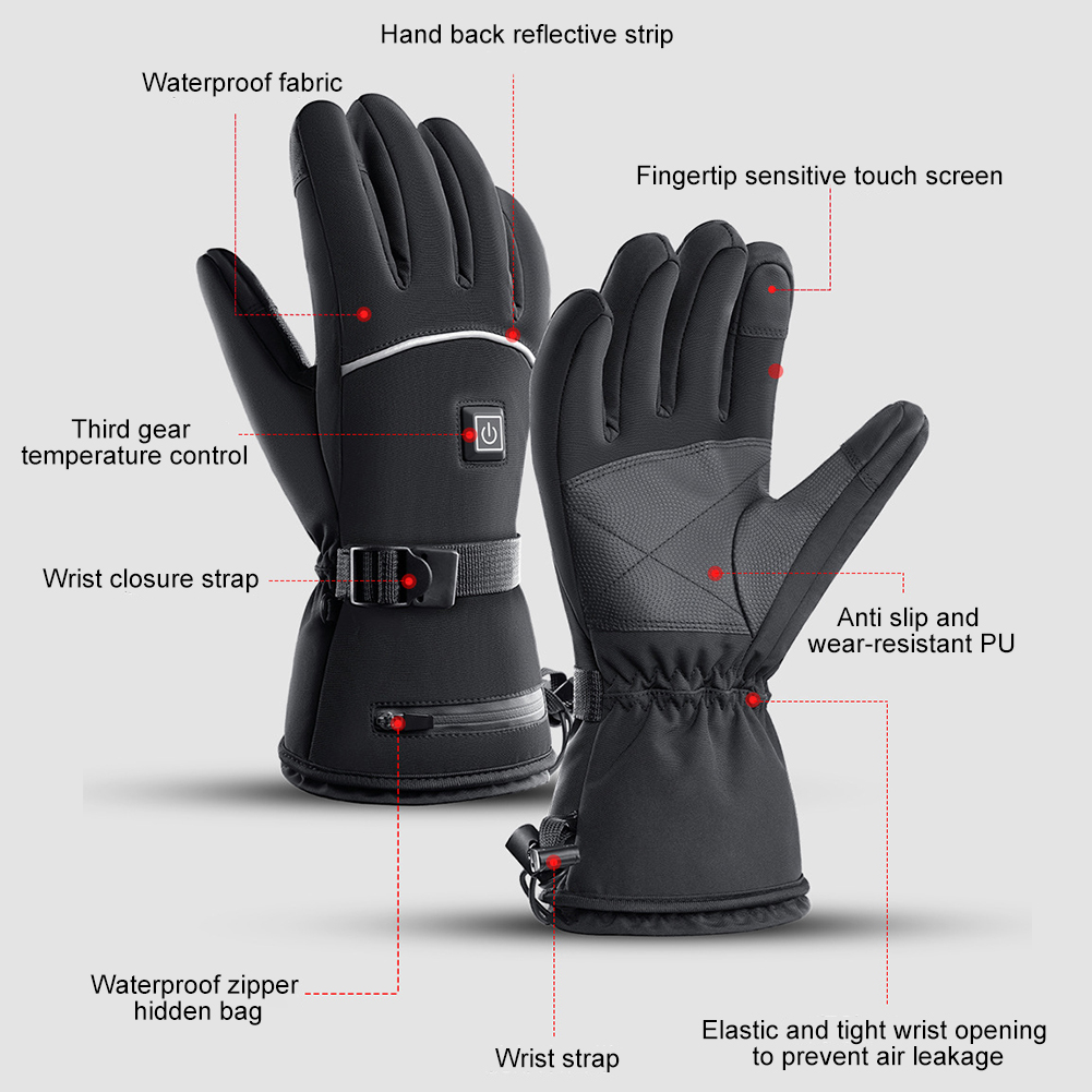 Touch Screen Heated Gloves Col - đánh giá và giá Cycling Gear Temperature