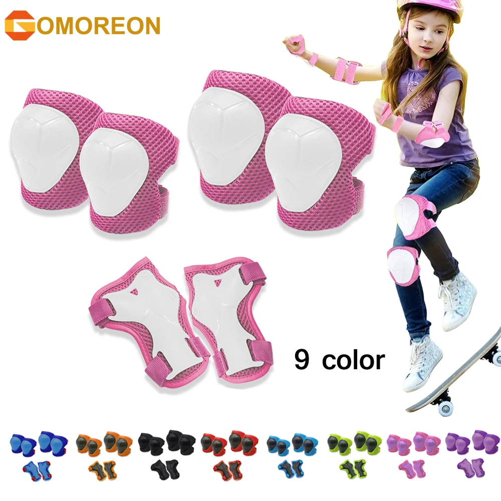 GOMOREON 6Pcs/Set Kids Knee Pa - đánh giá và giá Cycling Protective Gear Kids
