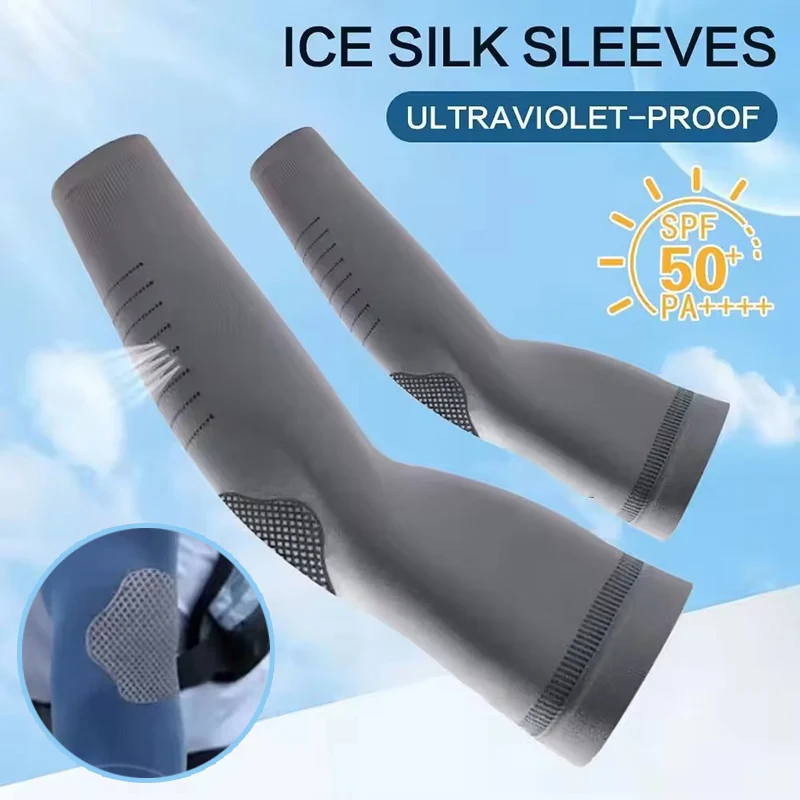 Summer Sun Protection Ice Silk - đánh giá và giá Cycling Arm Warmers