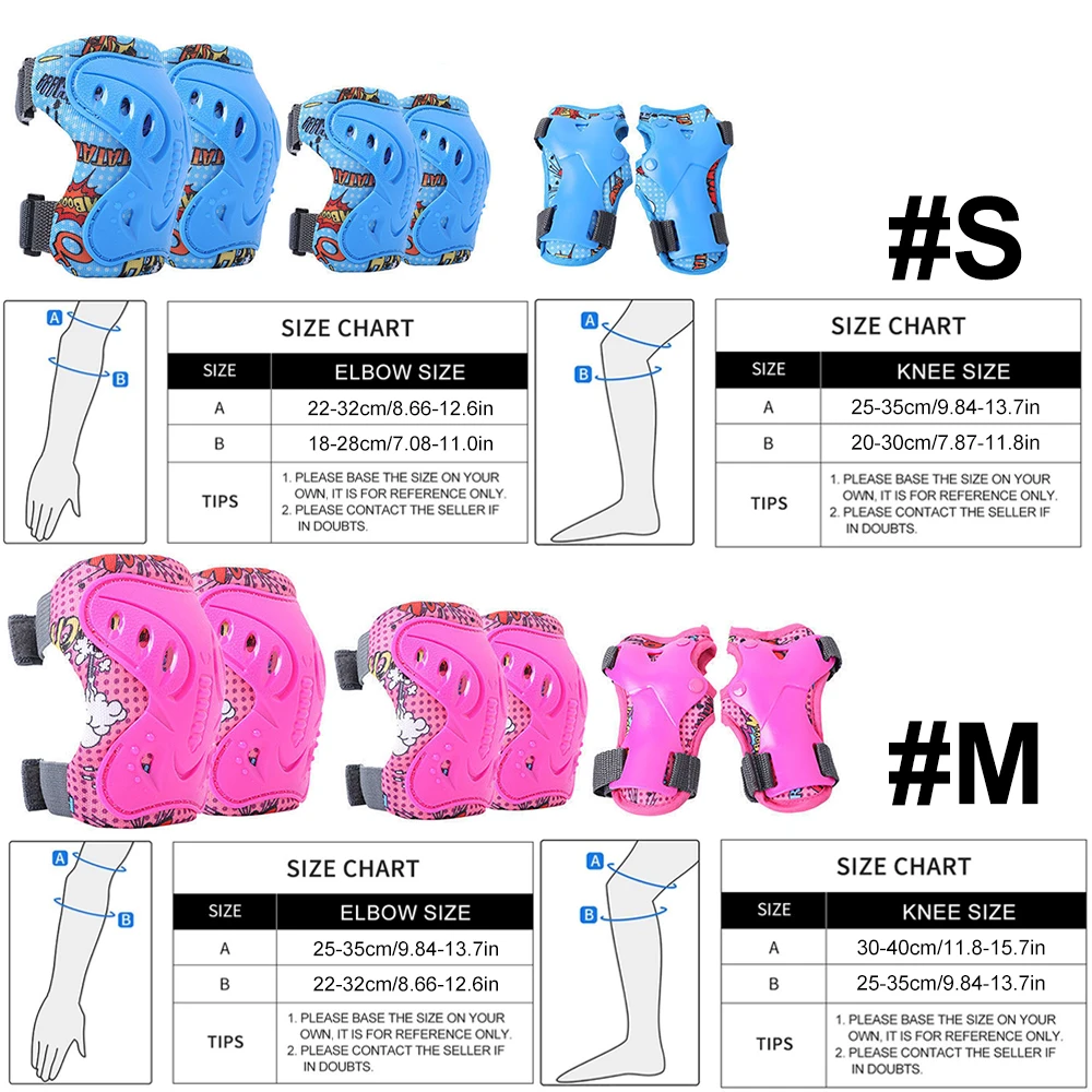 6Pcs Kids 3-12 Years Knee Elbo - đánh giá và giá Cycling Gear Of The Year